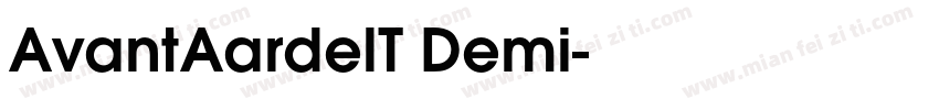 AvantAardelT Demi字体转换